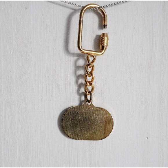 Cliff Dwellings Museum Souvenir Colorado Keychain Gold Tone - Picture 2 of 5